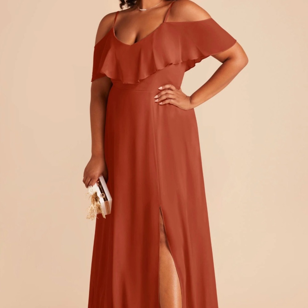 Birdy Grey Auburn Jane Dress Bridesmaids Dress Cold-Shoulder Maxi Dress